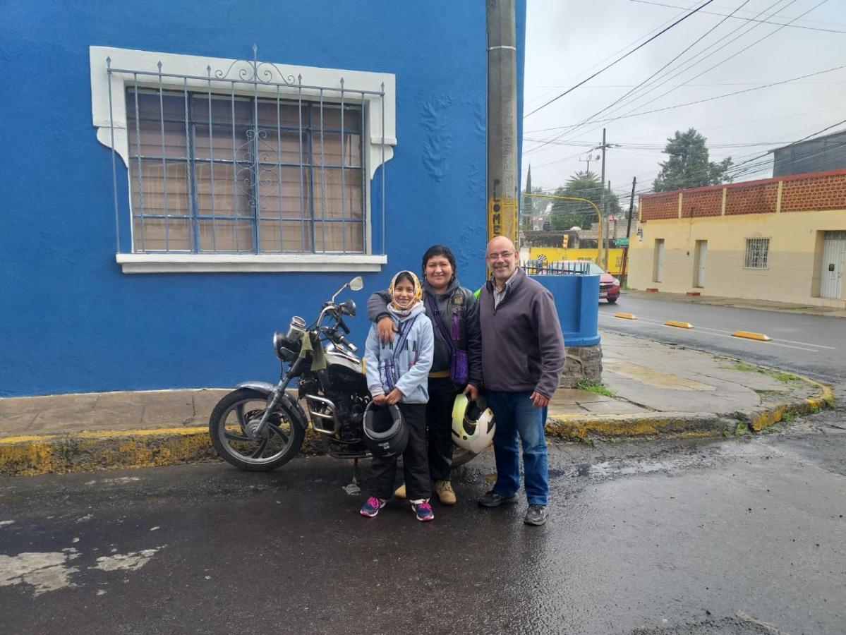 Hostal Azul Puebla Barrio El Alto Экстерьер фото