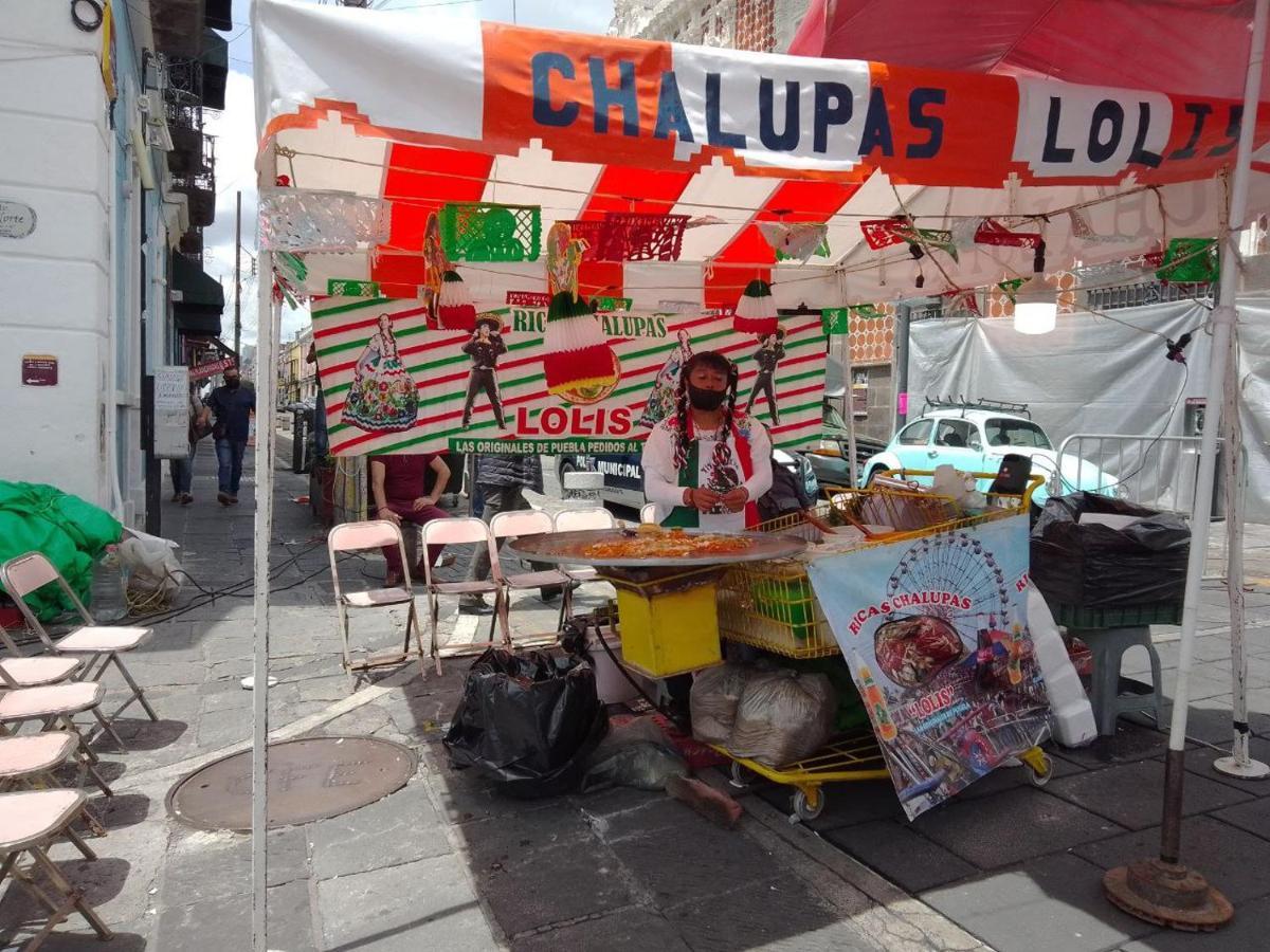 Hostal Azul Puebla Barrio El Alto Экстерьер фото