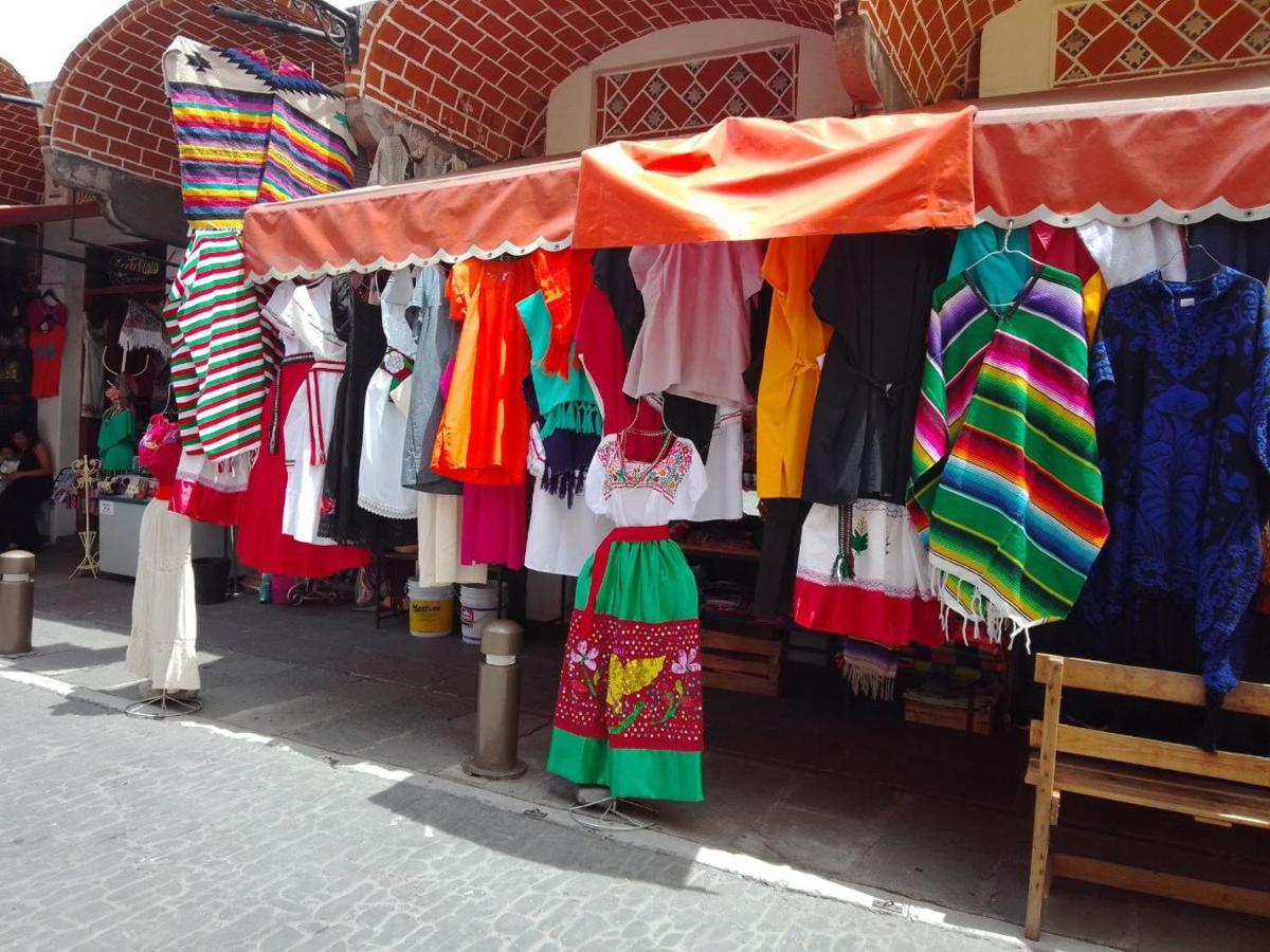 Hostal Azul Puebla Barrio El Alto Экстерьер фото
