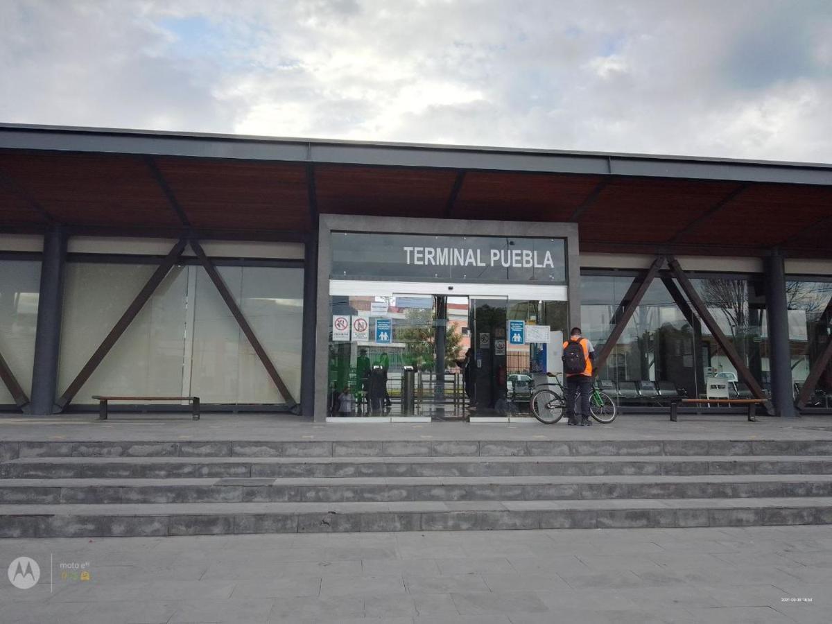 Hostal Azul Puebla Barrio El Alto Экстерьер фото