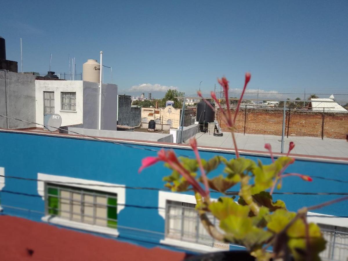 Hostal Azul Puebla Barrio El Alto Экстерьер фото